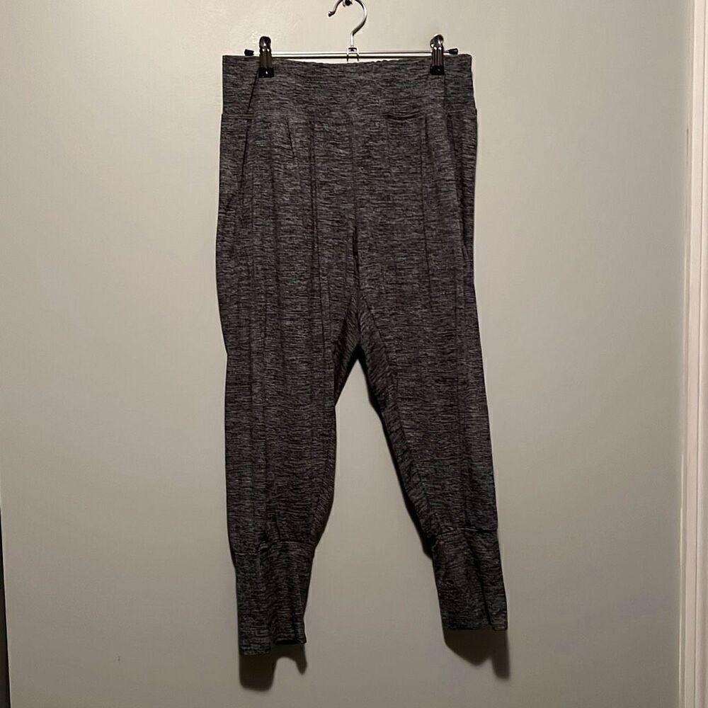 Women's Heather Gray Marled Knit Joggers
